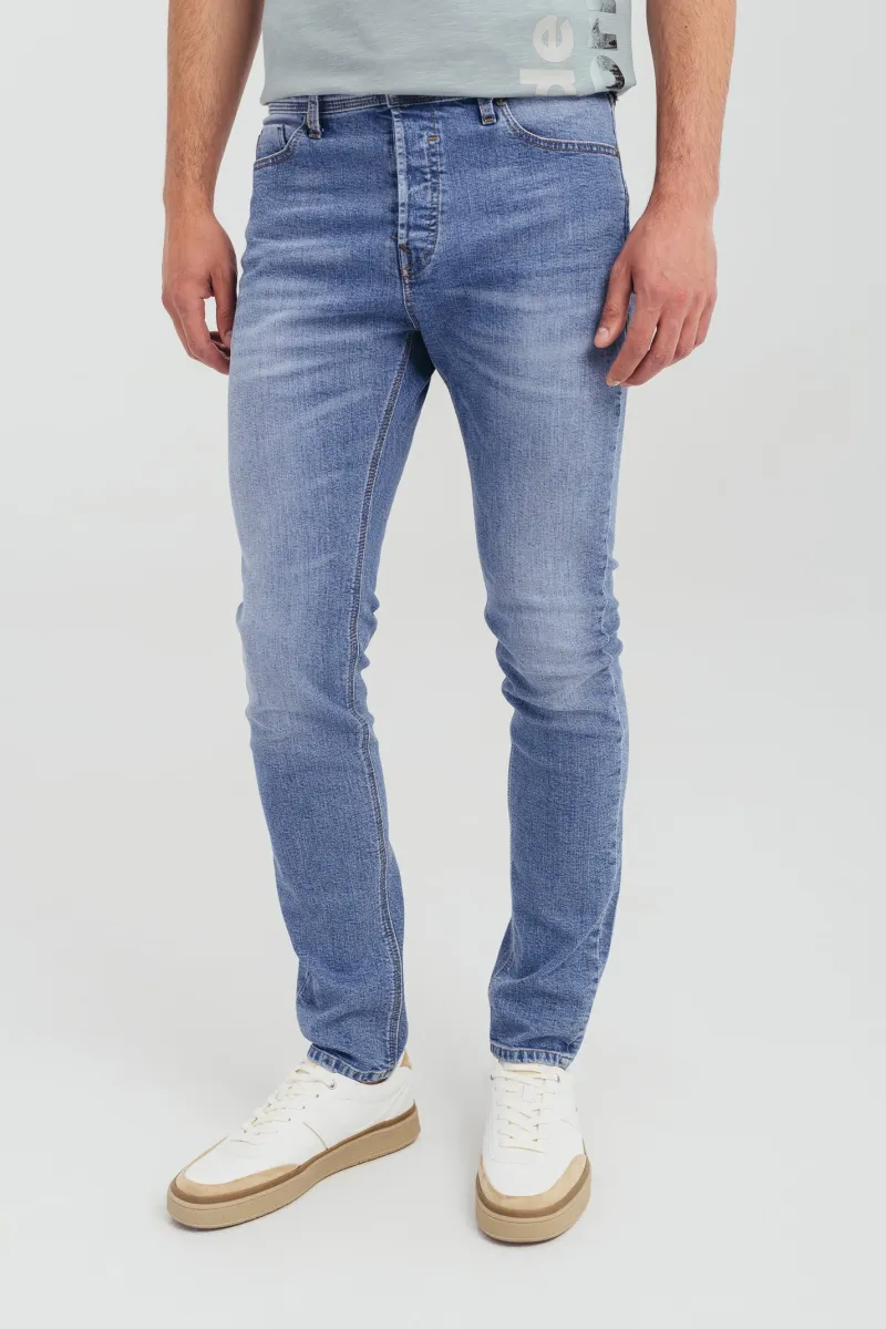 Skinny fit muške farmerke srednjeg struka -model 115
