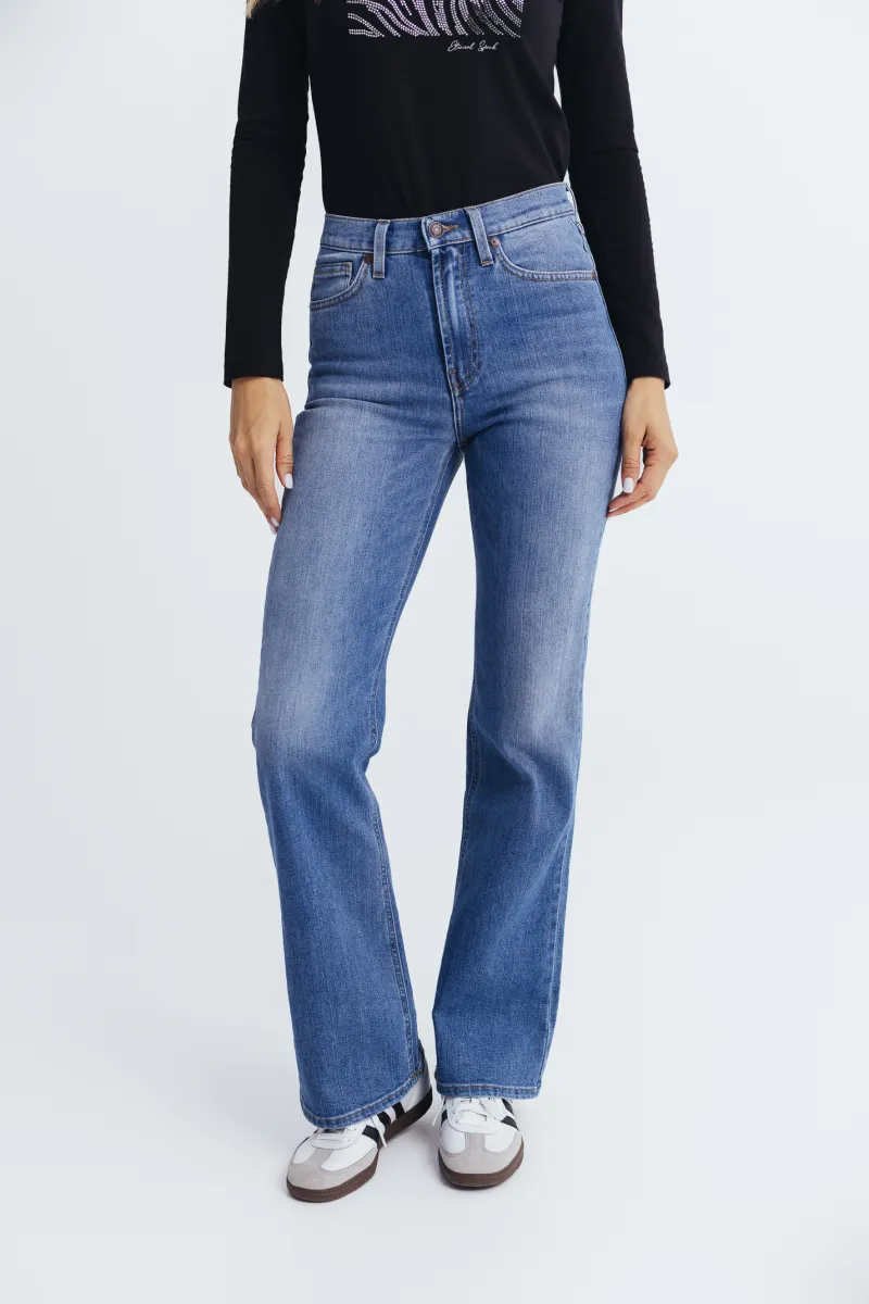 Slim fit flare farmerke sa visokim strukom -model 248