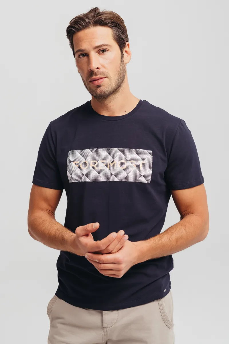 Teget muška majica FOREMOST