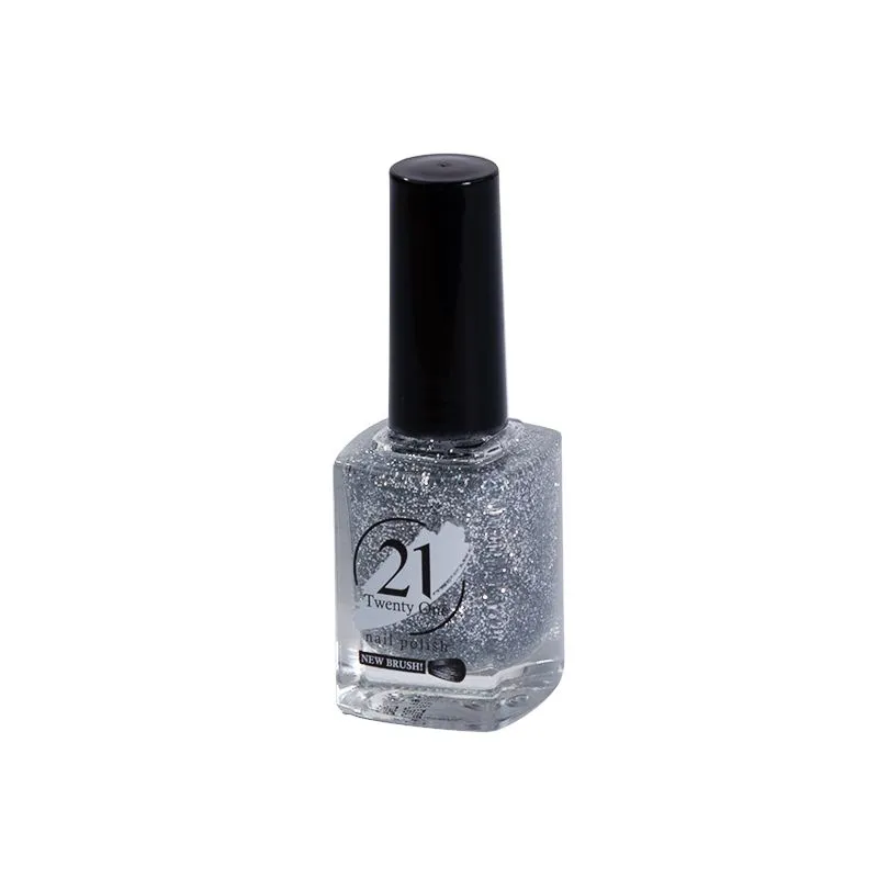 21 TwentyOne lak za nokte 22 gliter srebrna 11ml