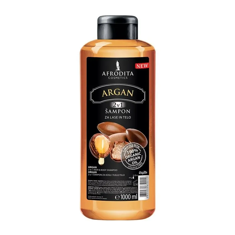 Afrodita Argan šampon za kosu i telo1l