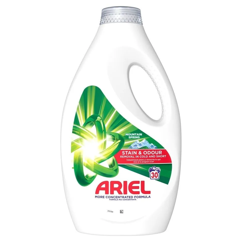 Ariel Mountain Spring, tečni deterdžent, 30 pranja, 1.35L