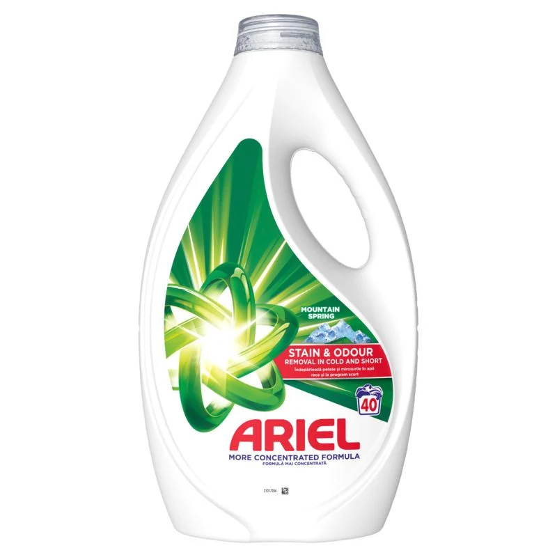 Ariel Mountain Spring tečni deterdžent za pranje veša, 1.8l, 40 pranja