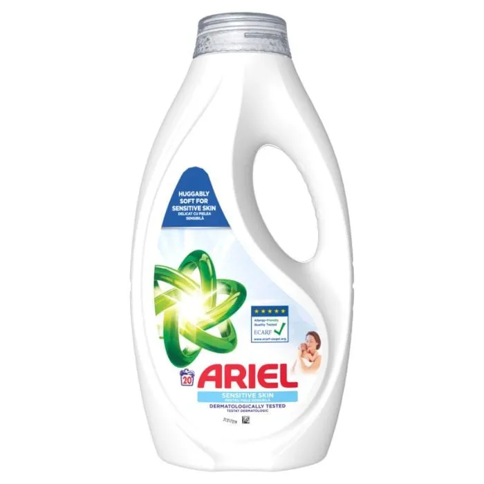 Ariel Sensitive, tečni deterdžent, 20 pranja, 900ml