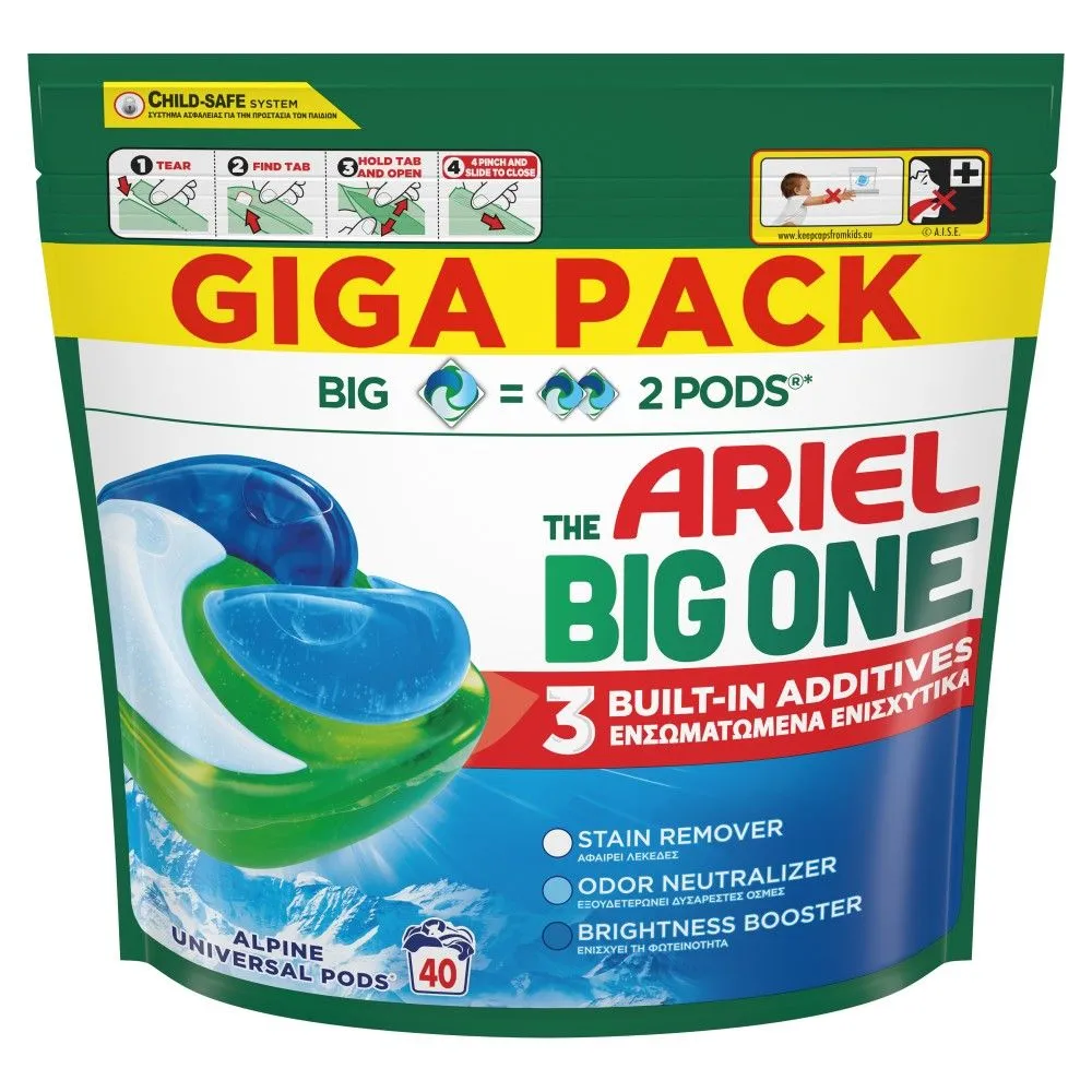 Ariel The Big One Universal kapsule za veš, 40kom