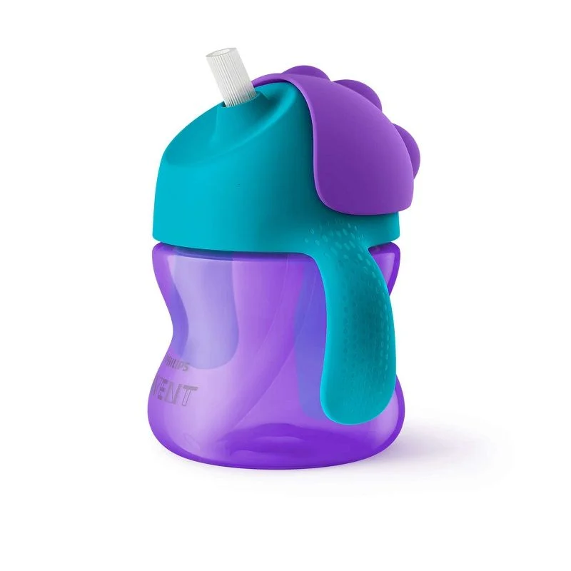 Avent magična šolja sa slamkom 9M+ devojčice 200ml