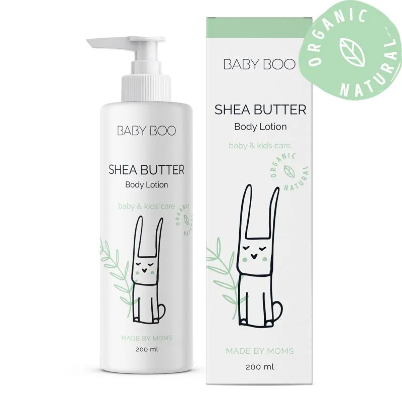 Baby Boo prirodni i organski losion za telo sa ši buterom 200ml