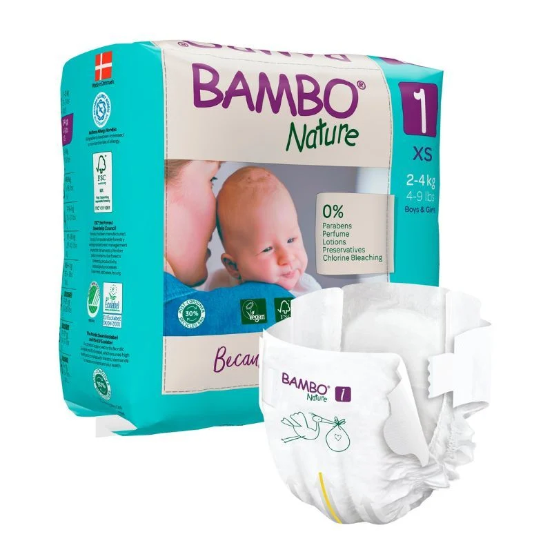 Bambo Nature Eco-Friendly 1 pelene za bebe A22 (2-4kg)
