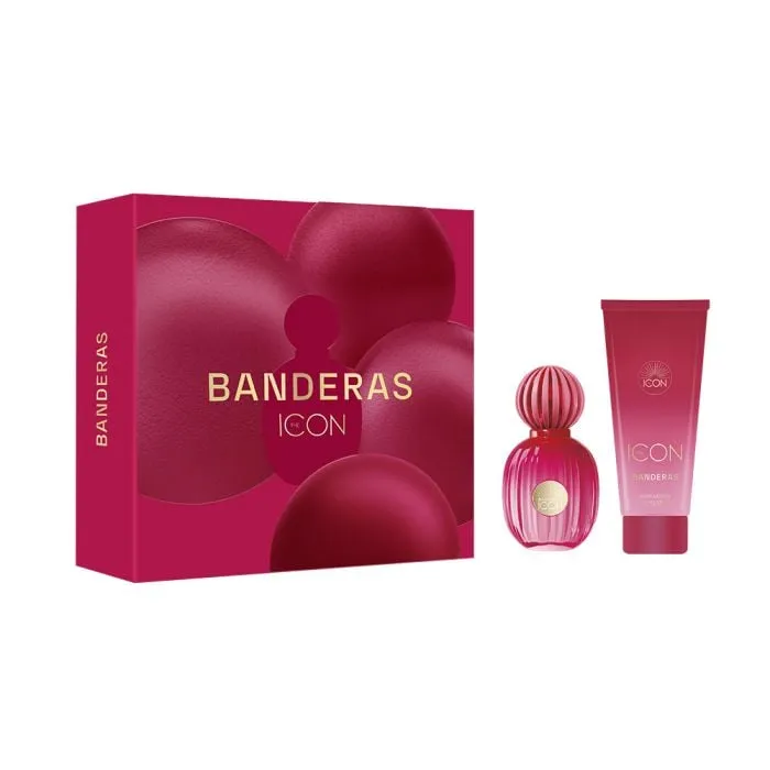 Banderas The Icon Female žensk set (edp 50ml + bl 75ml)