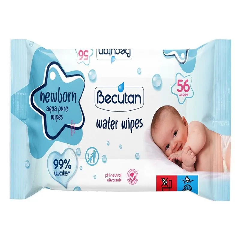 Becutan Aqua Pure vlažne maramice 56 kom