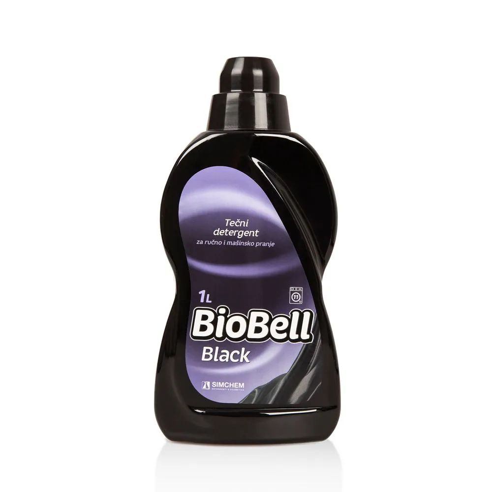 Biobell Black tečni deterdžent za ručno i mašinsko pranje rublja 1000ml