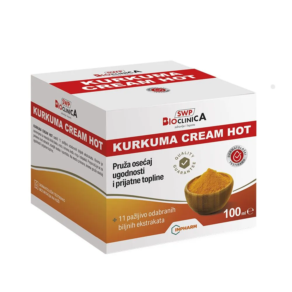 Bioclinica Kurkuma Cream Hot 100 ml