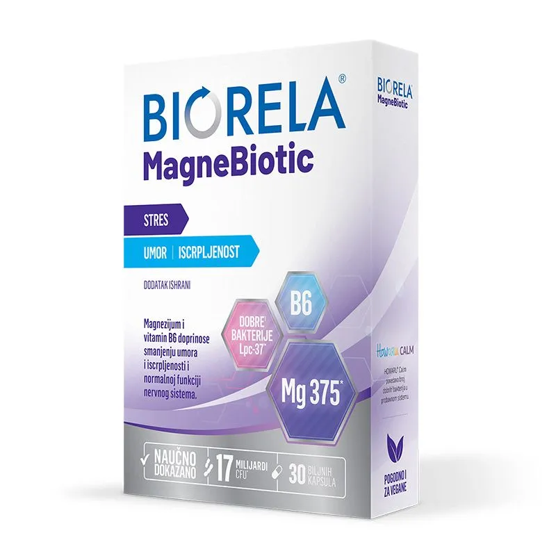 Biorela magnebiotic 30 kapsula