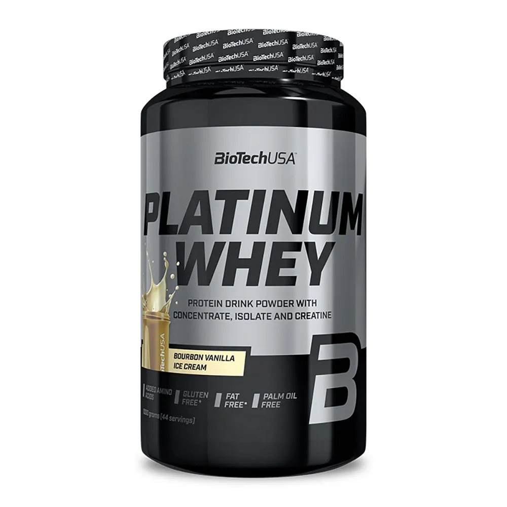 BioTech USA Platinum Whey 1kg Vanila Ice cream