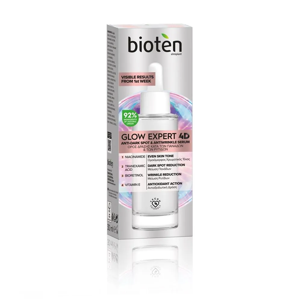 Bioten glow expert 4d serum za lice 30ml