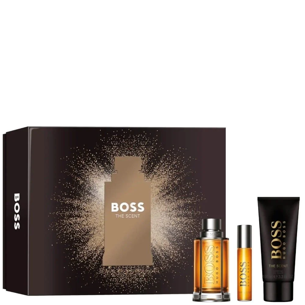 Boss The Scent edt 100ml + Shower Gel 100ml + Pen Spray 10ml muški poklon set