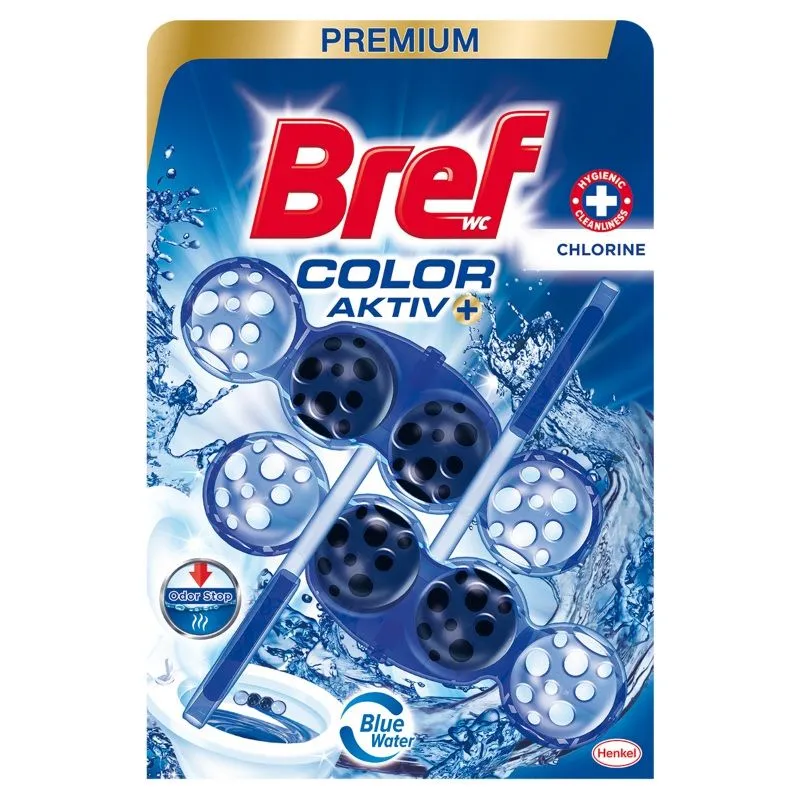 Bref Blue Aktiv Chlorine 4 funkcije WC osveživač 2x50 gr