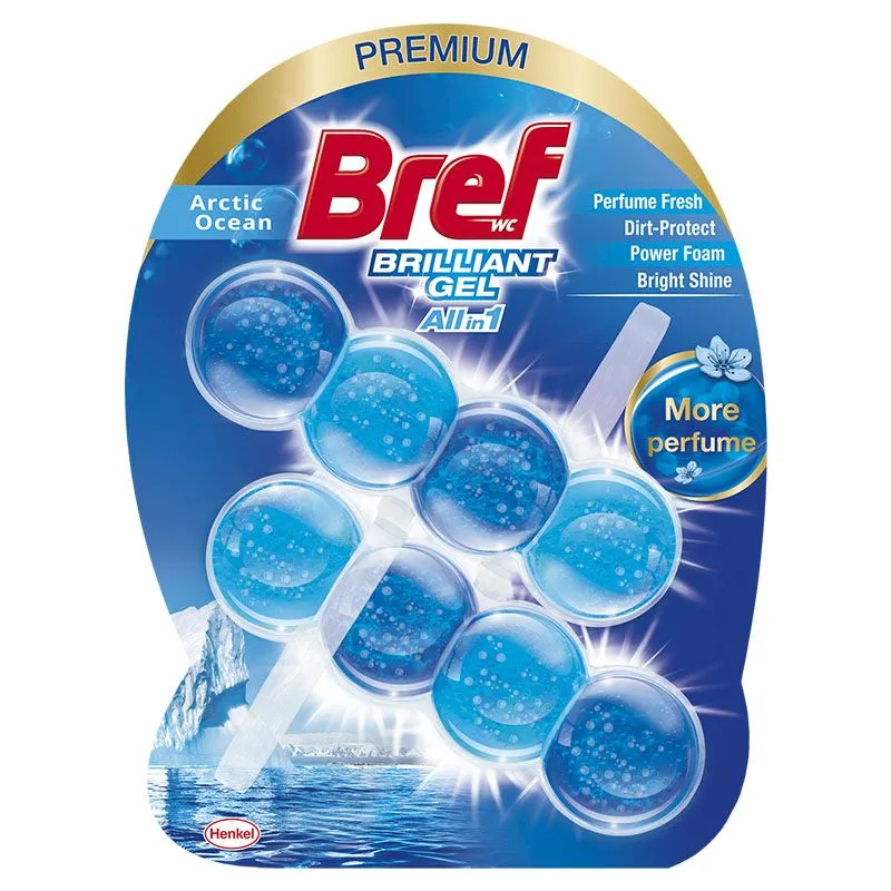 Bref Brilliant Gel Arctic Ocean wc osveživač 2x42g