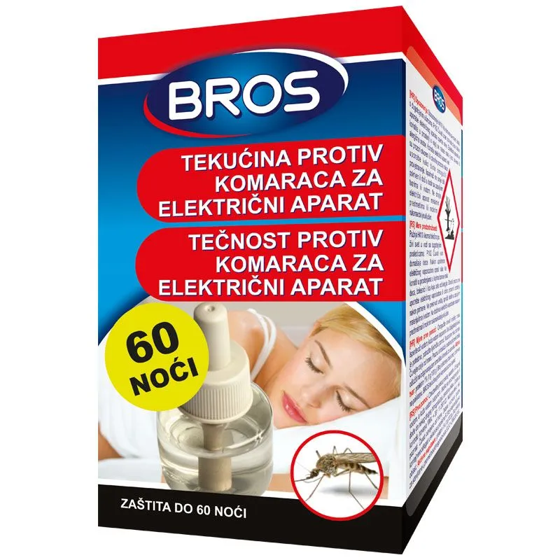 Bros tečnost protiv komaraca za električni aparat 60 noći, 40ml