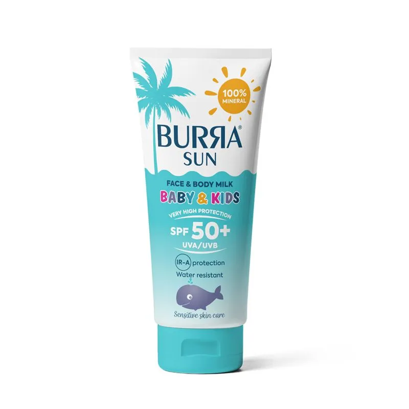 Burra Sun 100% Mineral Baby&Kids milk SPF50+, 100g