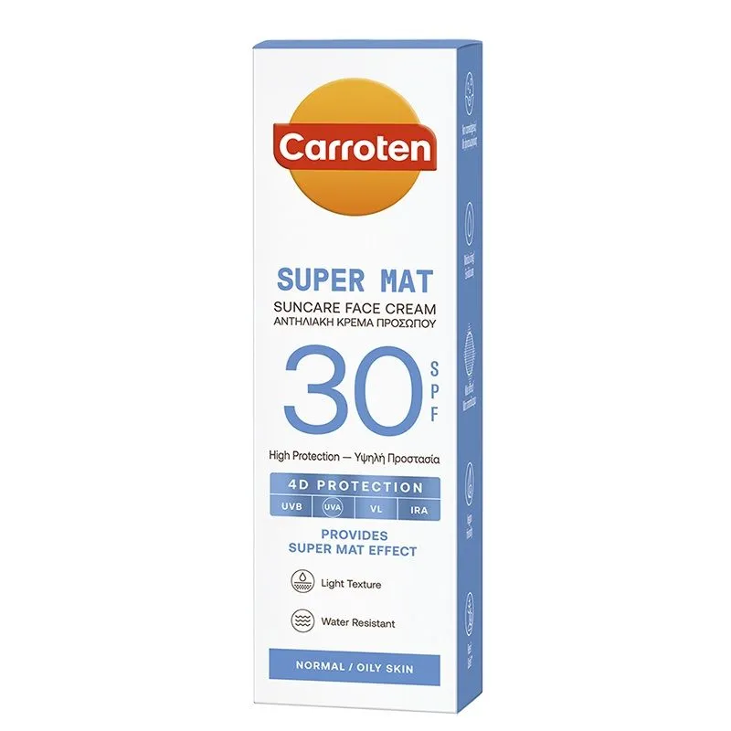 Carroten krema za lice super mat spf30+ 50ml