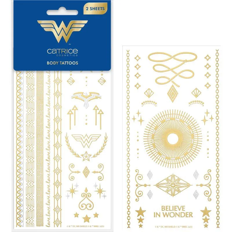 Catrice Wonder Woman tetovaže za telo