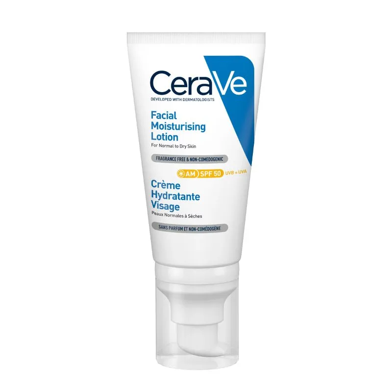 CeraVe Hidratantna nega za lice, SPF50, 52 ml