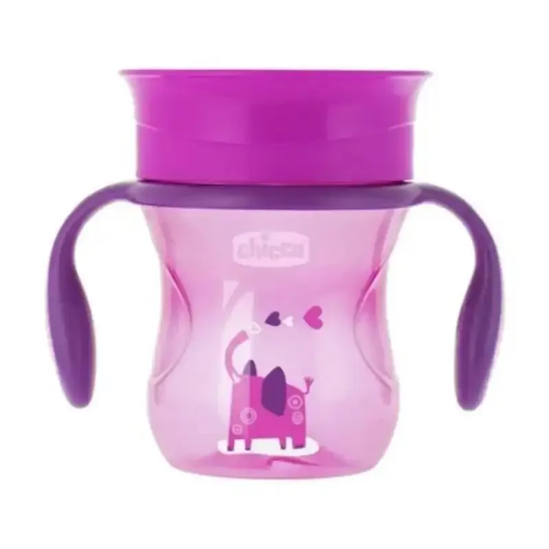 Chicco no spill čaša perfect 360 stepeni,12m+,roze