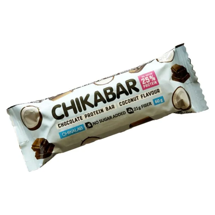 Chikabar proteinska čokoladica - Kokos 60g