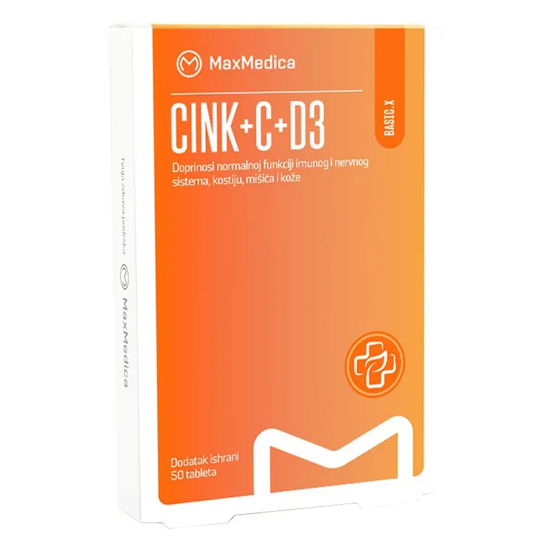 Cink+C+D3 50 tableta