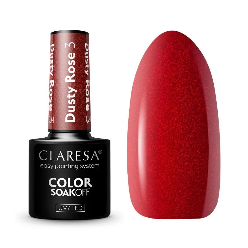 Claresa trajni lak za nokte uv/led Dusty Rose 3 5g