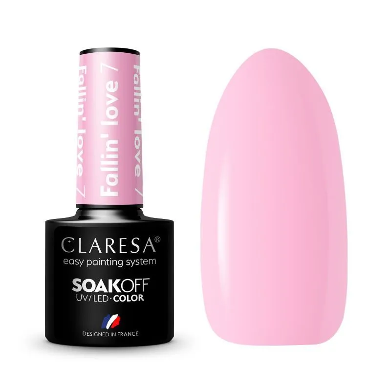 Claresa trajni lak za nokte uv/led Fallin' love 7 5g