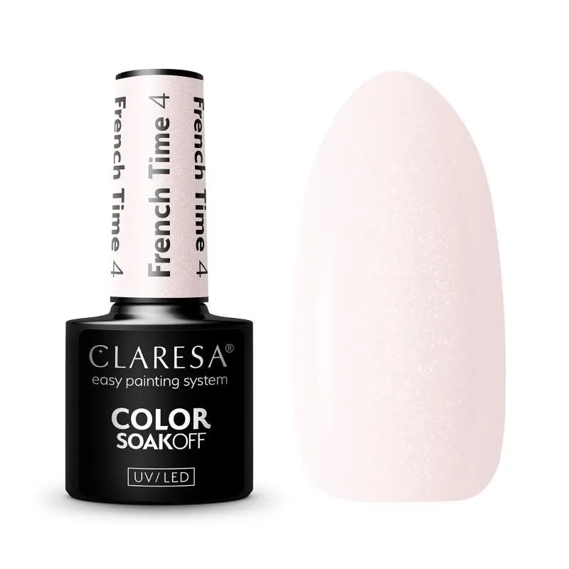 Claresa trajni lak za nokte uv/led french time 4 5g