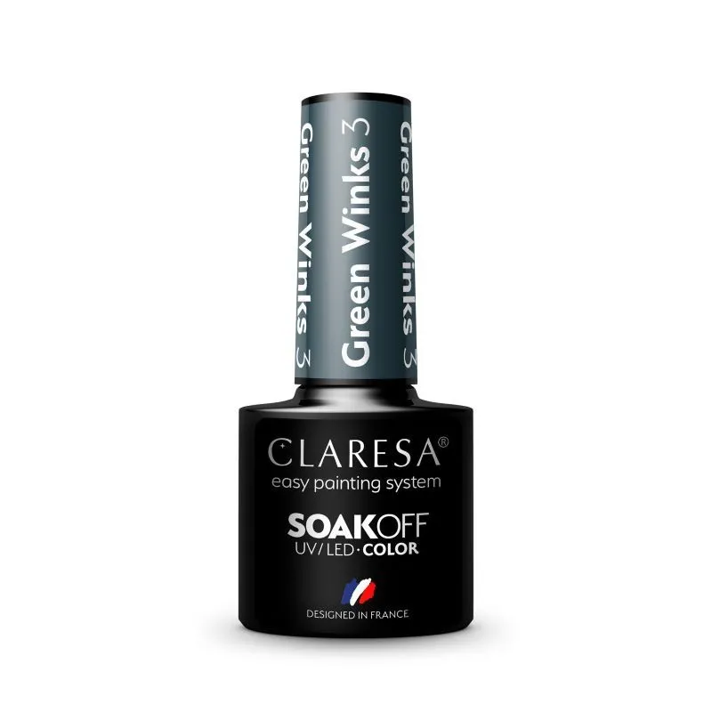 Claresa trajni lak za nokte uv/led green winks 3 5g