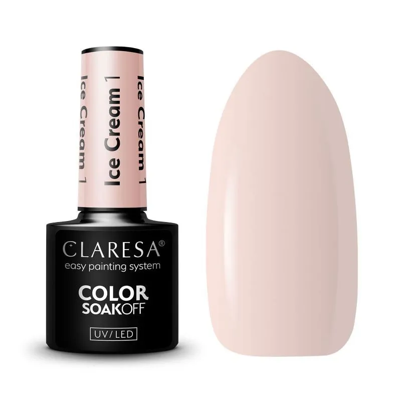 Claresa trajni lak za nokte uv/led Ice Cream 1 5g