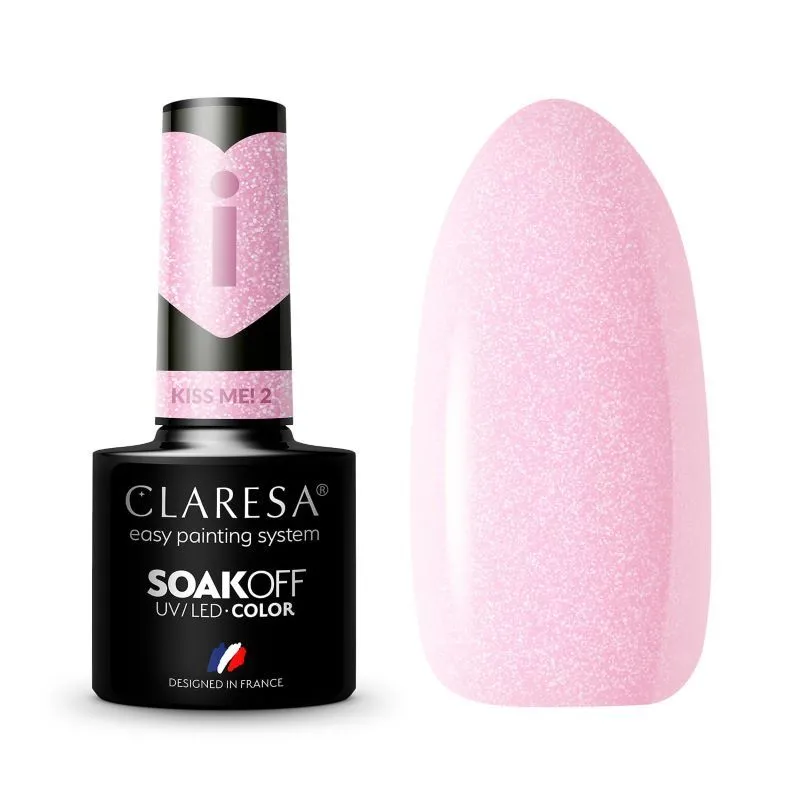 Claresa trajni lak za nokte uv/led kiss me 2 5g