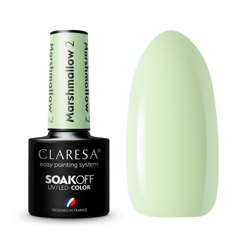 Claresa trajni lak za nokte uv/led marshmallow 2 5g