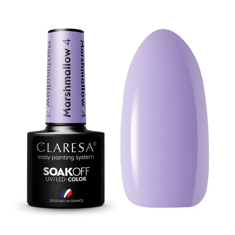 Claresa trajni lak za nokte uv/led marshmallow 4 5g