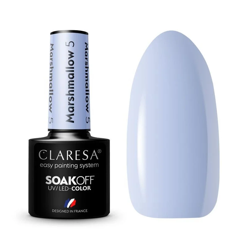 Claresa trajni lak za nokte uv/led marshmallow 5 5g