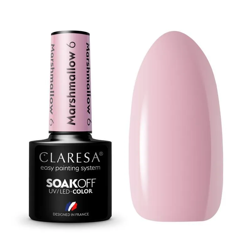 Claresa trajni lak za nokte uv/led marshmallow 6 5g