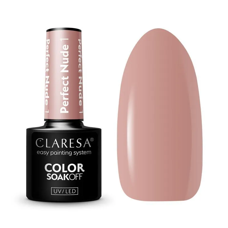 Claresa trajni lak za nokte uv/led Perfect Nude 1 5g