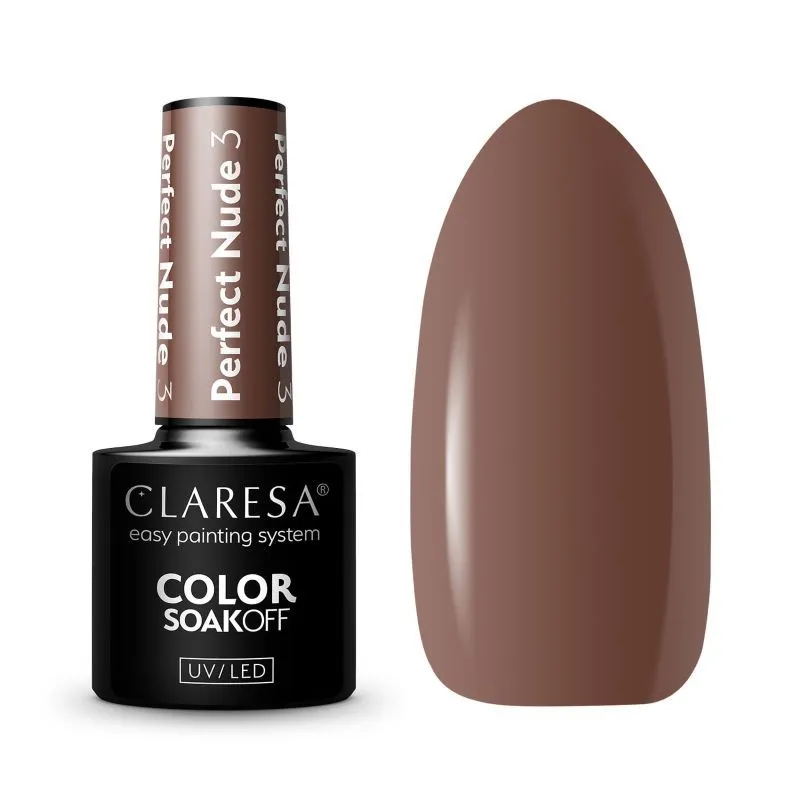 Claresa trajni lak za nokte uv/led Perfect Nude 3 5g