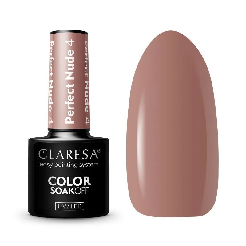 Claresa trajni lak za nokte uv/led Perfect Nude 4 5g