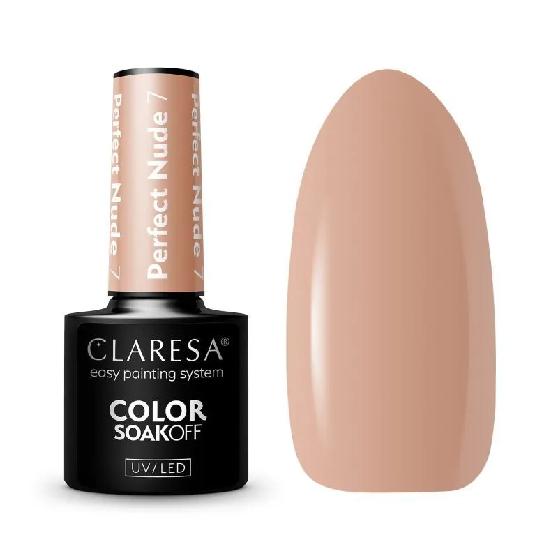 Claresa trajni lak za nokte uv/led Perfect Nude 7 5g
