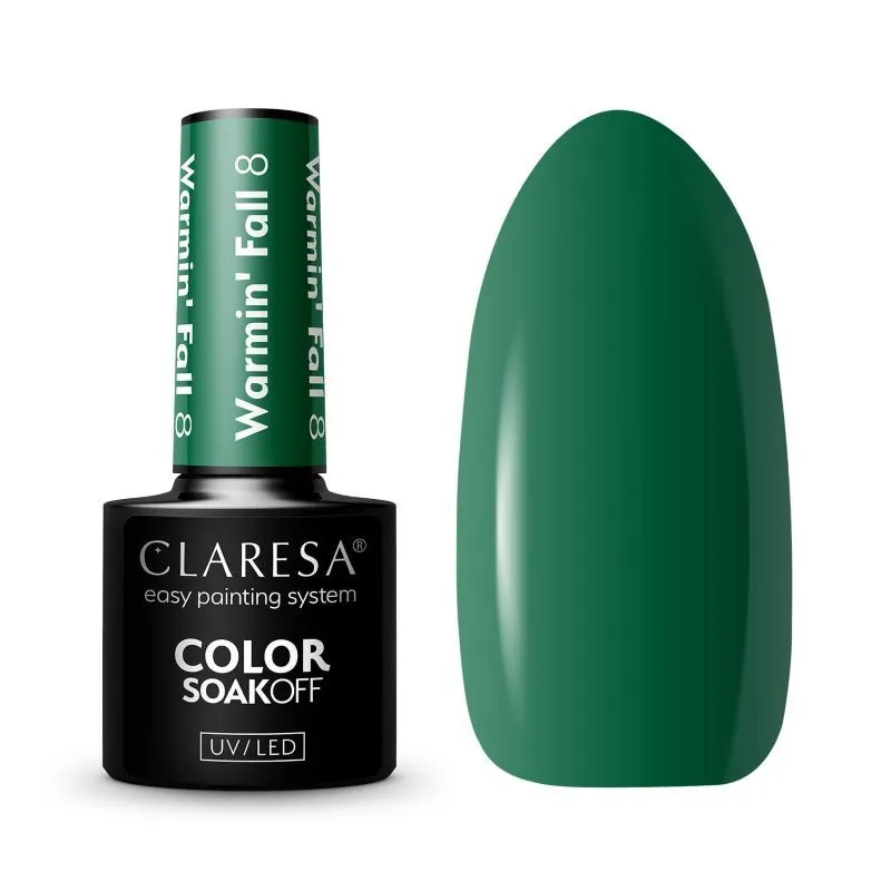 Claresa trajni lak za nokte uv/led warmin' fall 8 5g