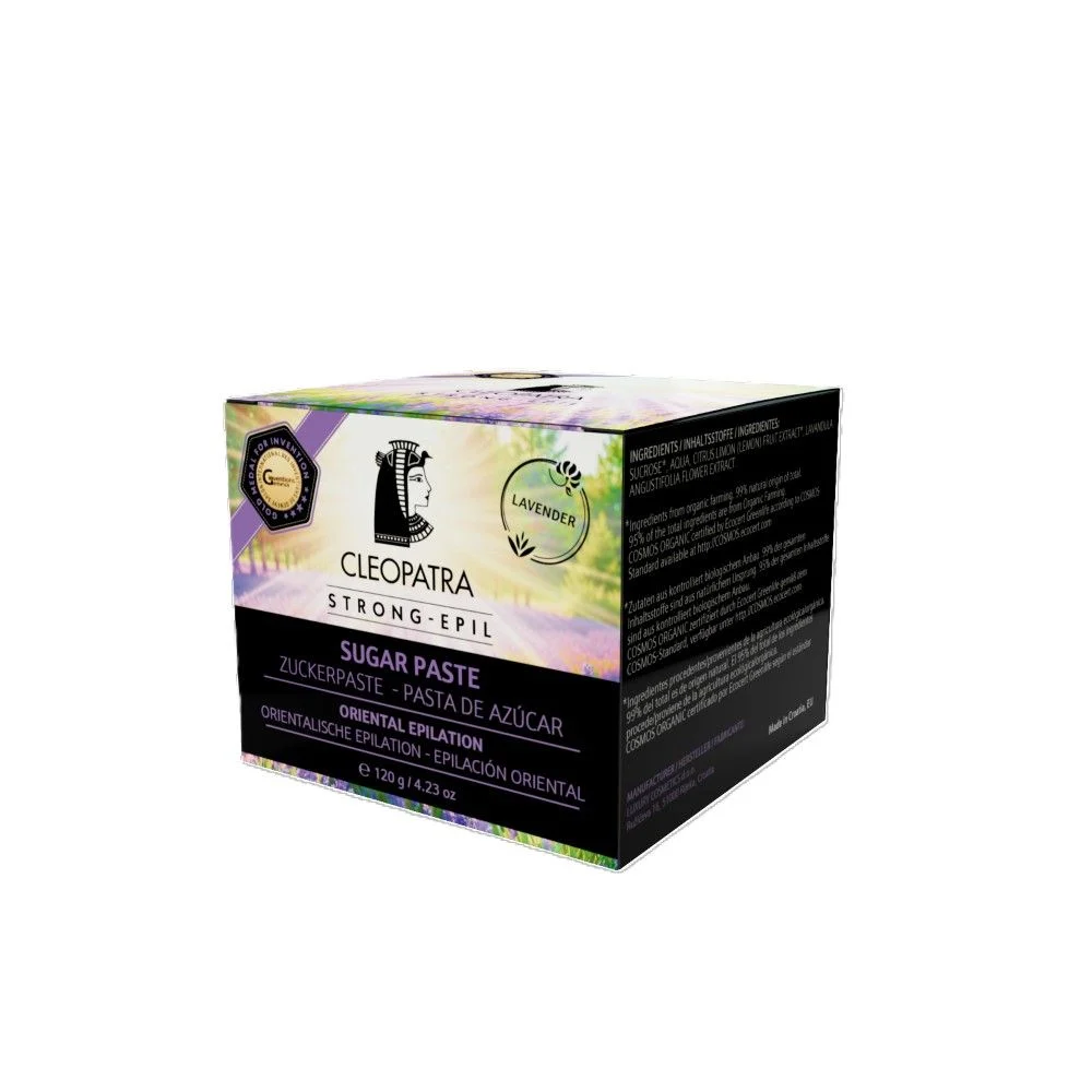 Cleopatra šećerna pasta za depilaciju strong lavanda 120gr