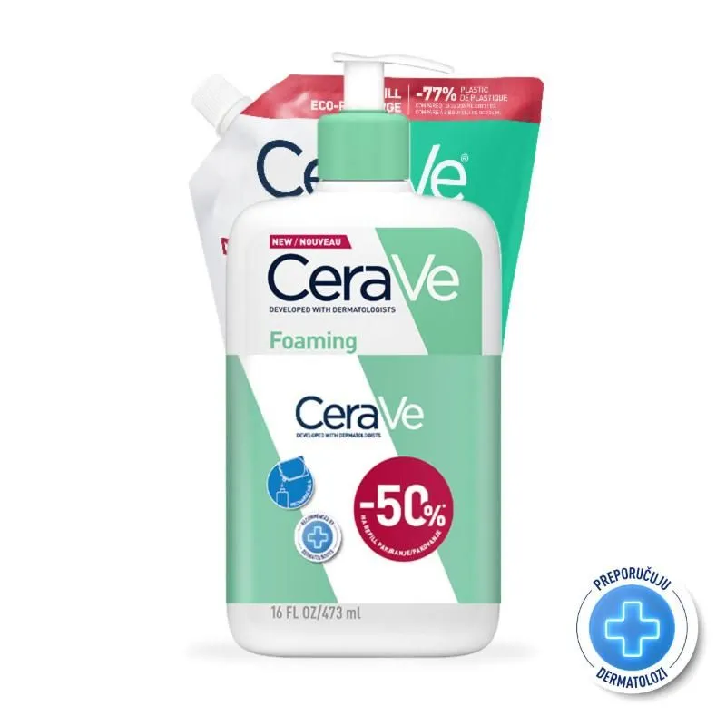 CRV REFILL 473 ML + Foaming Cleanser 473 ML
