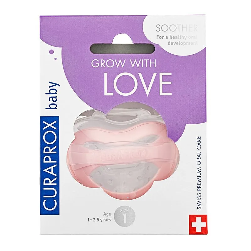 Curaprox Baby duda 1/1, veličina 1, roze