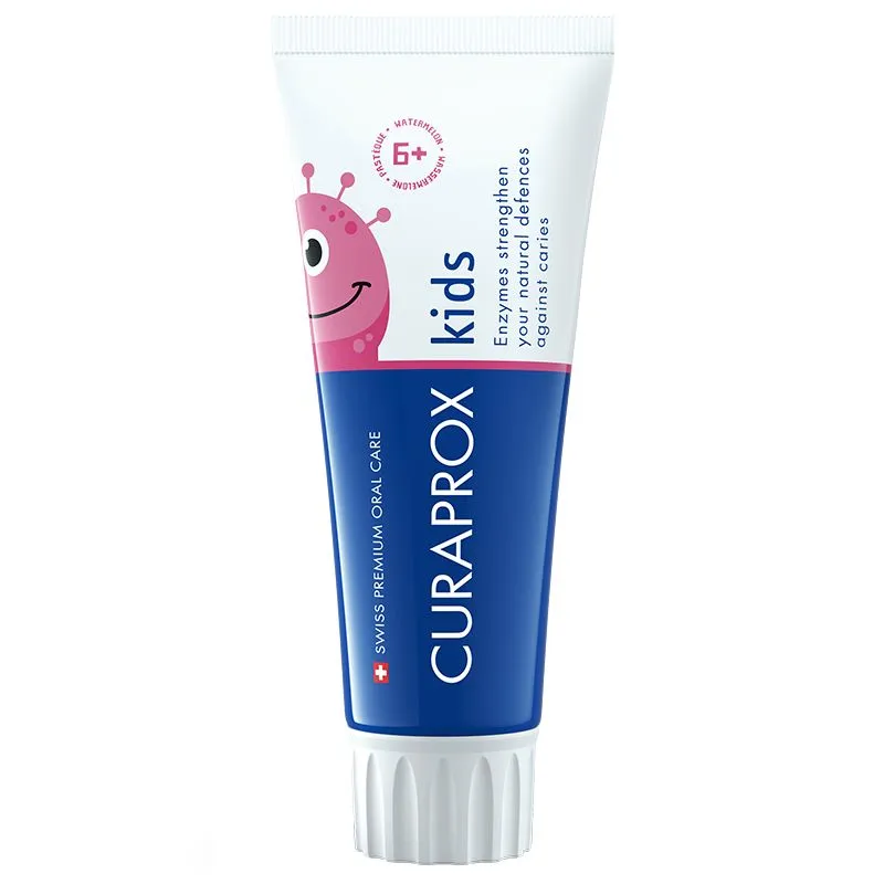 Curaprox Kids pasta za zube za decu 60ml, za uzrast od 6 godina, lubenica.