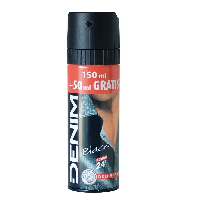 Denim Black dezodorans u spreju 150 ml + 50 ml gratis